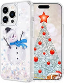 iPhone 14 Plus Case, iPhone 14 Plus Glitter Case Girly Bling Sparkle Soft TPU Case Gold Silver