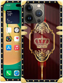 iPhone 14 Plus Case, Leopard Crown iPhone 14 Plus Case Cover 6.7 - inch