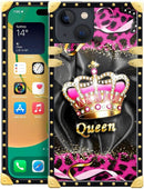 iPhone 14 Plus Case, Leopard Crown iPhone 14 Plus Case Cover 6.7 - inch