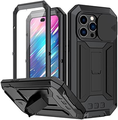 iPhone 14 Plus Case Screen Camera Protector Kickstand, Stand Slide Camera Cover Red - Gorilla Cases