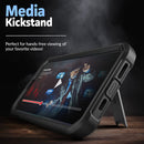 iPhone 14 Plus Case with Kickstand, Protective Built - in Screen Protector Metal Stand Phone Case