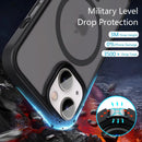 iPhone 14 Plus, Compatible Magsafe, Translucent Matte Ultimate Touch 6.7 inch, Black