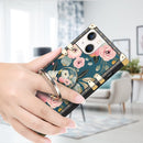 iPhone 14 Plus Square Case with Kickstand Ring Phone Case Cover