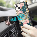 iPhone 14 Plus Square Case with Kickstand Ring Phone Case Cover