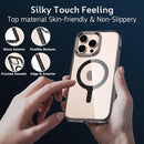 iPhone 14 Pro Case 2 Glass Screen Protector 2 Camera Lens Protector - Black