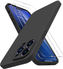 iPhone 14 Pro Case, 2 Pack Screen Protector, Camera Protection Purple