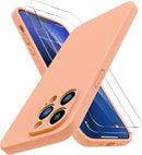 iPhone 14 Pro Case, 2 Pack Screen Protector, Camera Protection Purple