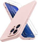 iPhone 14 Pro Case, 2 Pack Screen Protector, Camera Protection Purple