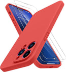 iPhone 14 Pro Case, 2 Pack Screen Protector, Camera Protection Purple