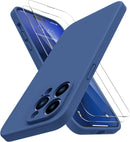 iPhone 14 Pro Case, 2 Pack Screen Protector, Camera Protection Purple