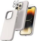 iPhone 14 Pro Case, 2 Pack Screen Protector Lens Protector Deep Purple