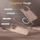 iPhone 14 Pro Case 2 Pack Tempered Glass Screen Protector Compatible Caramel