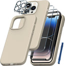 iPhone 14 Pro Case, 2 Pcs Screen Protector Protector Phone Case Yellow