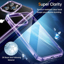 iPhone 14 Pro Case 6.1”, 2X Screen Protector Case Designed Purple