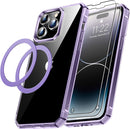 iPhone 14 Pro Case 6.1”, 2X Screen Protector Case Designed Purple