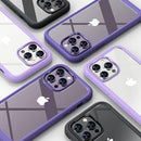 iPhone 14 Pro Case 6.1’’, Full Body Rugged Protective Case+2 Pack Camera Bumper Case Royal Purple