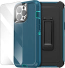 iPhone 14 Pro Case (6.1") Glass Protector Military Grade Tough Durable Cover