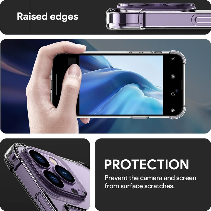 iPhone 14 Pro Case, Casevasn Back Card Holder Slot Wallet Cover Protective Clear Case - Gorilla Cases
