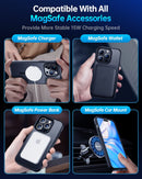 iPhone 14 Pro Case Compatible MagSafe, Translucent Matte Black