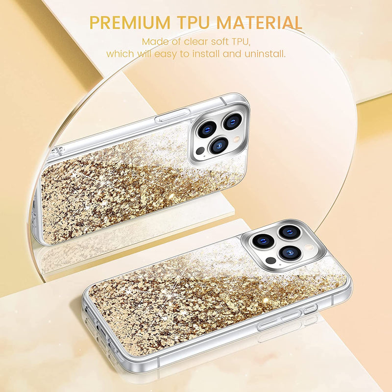 UUCOVERS for iPhone 14 Pro Max Bling Clear Case with Magsafe, TPU