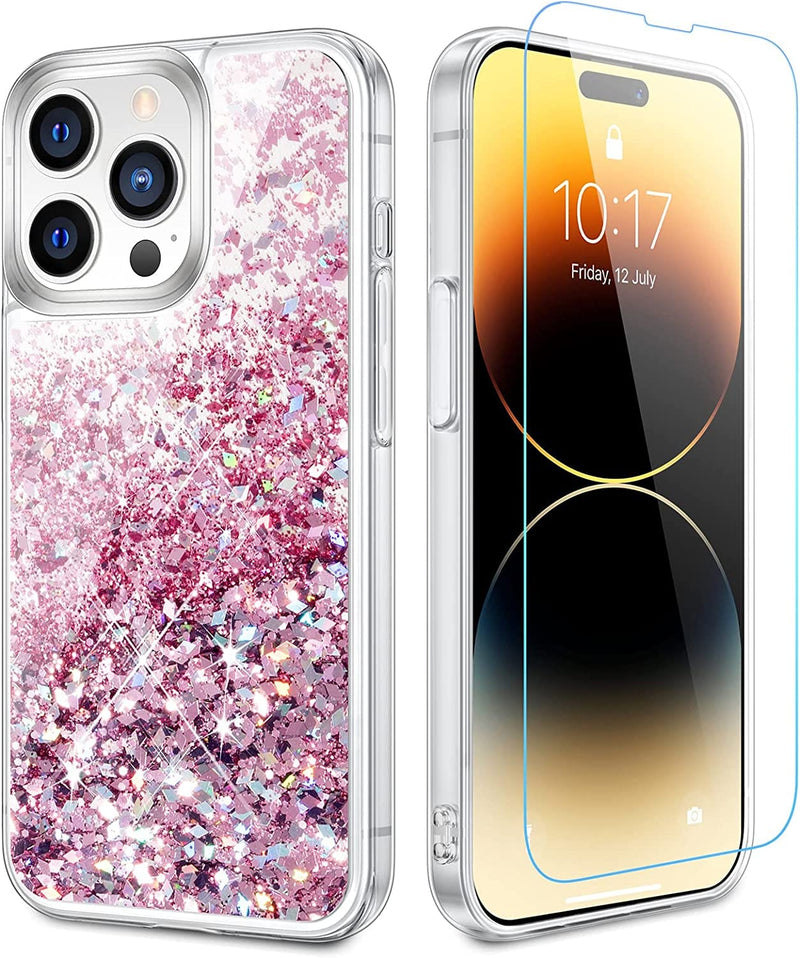 iPhone 14 Pro Max Glitter Bling Sparkle Liquid Case iPhone 14 Pro Max Glitter Bling Sparkle Liquid Case