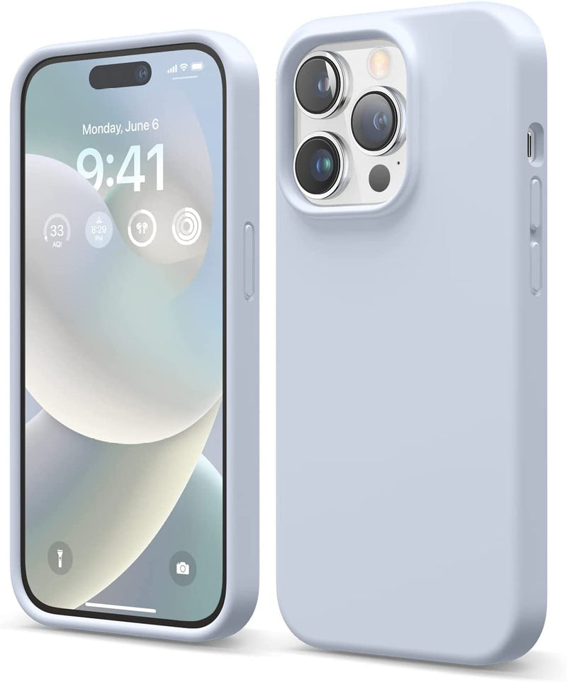 iPhone 14 Pro Case Liquid Silicone Case, Full Body Protective Cover Stone - Gorilla Cases