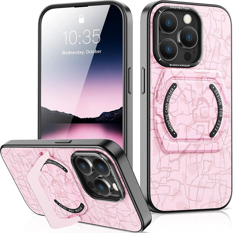 iPhone 14 Pro Case Magsafe Compatible, Magnetic Kick-Stand Pink - Gorilla Cases
