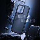 iPhone 14 Pro Case, Military Drop Protection Snug Touch Translucent Matte Hard PC Slim Protective Case Black