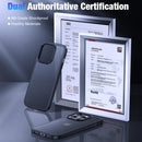 iPhone 14 Pro Case, Military Drop Protection Snug Touch Translucent Matte Hard PC Slim Protective Case Black