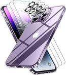 iPhone 14 Pro Case, Protector Camera Lens Protector Phone Case - Black