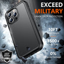 iPhone 14 Pro Case, Protector Camera Lens Protector Phone Case - Black