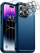 iPhone 14 Pro Case, Protector Camera Lens Protector Phone Case - Black