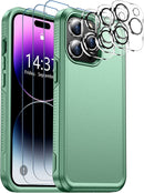 iPhone 14 Pro Case, Protector Camera Lens Protector Phone Case - Black