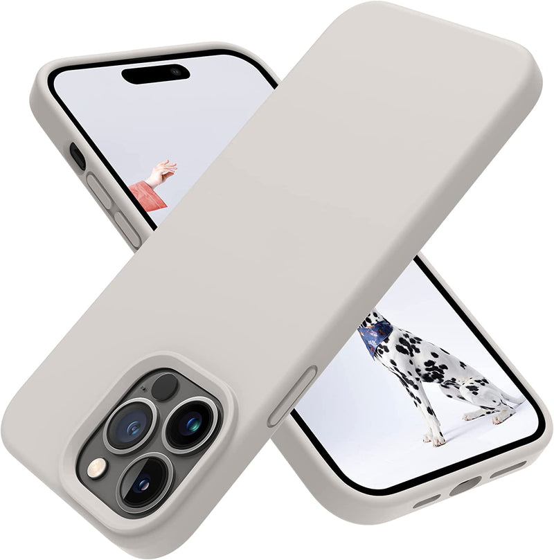 iPhone 14 Pro Case, Silicone Shockproof Slim Thin Phone Case Pine Green - Gorilla Cases