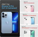 iPhone 14 Pro Case, Silicone Upgraded Camera Protection Phone Case