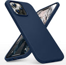 iPhone 14 Pro Case, Slim Liquid Silicone Shockproof Protective Phone Cover Orange