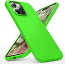 iPhone 14 Pro Case, Slim Liquid Silicone Shockproof Protective Phone Cover Orange