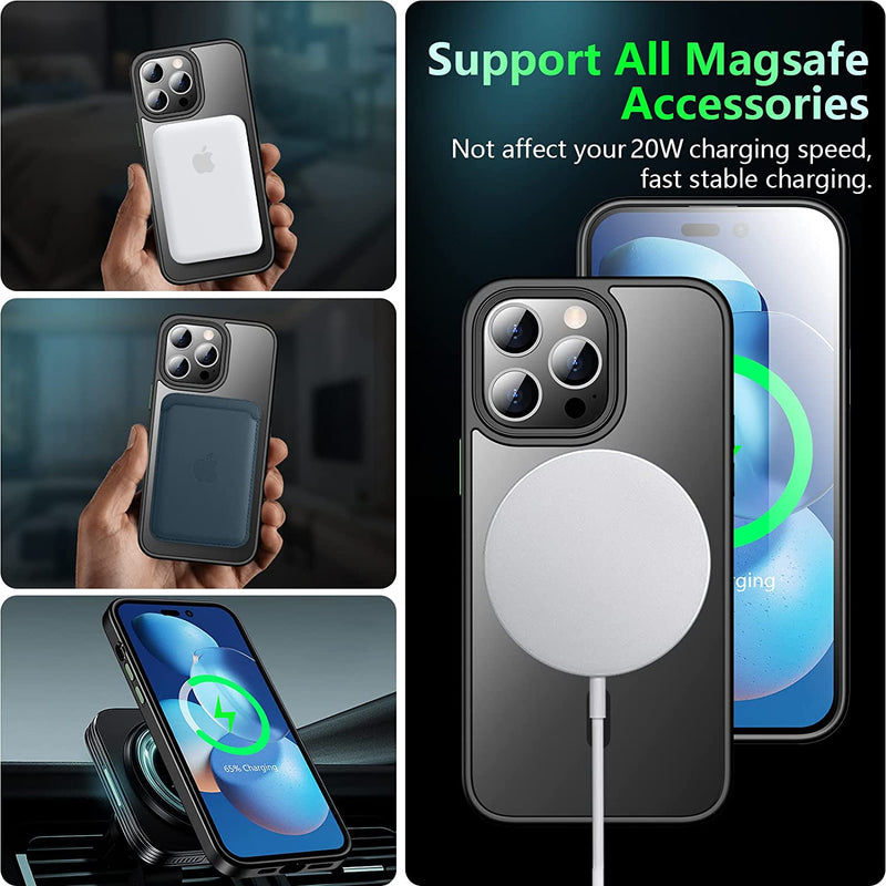 iPhone 14 Pro Case,Ultra Slim Protective Phone Matte Case Black - Gorilla Cases