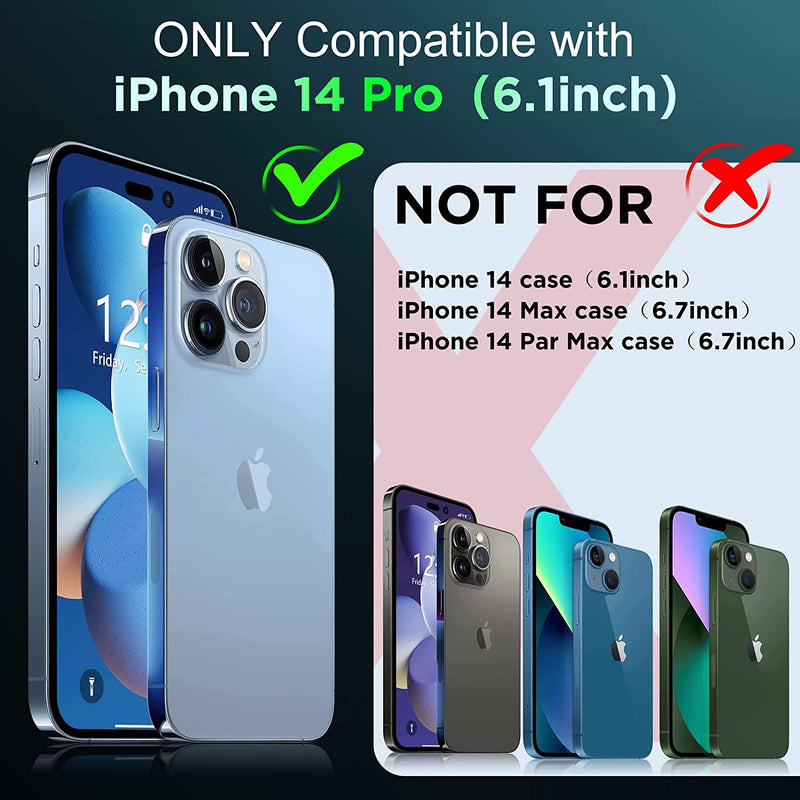iPhone 14 Pro Case,Ultra Slim Protective Phone Matte Case Black - Gorilla Cases