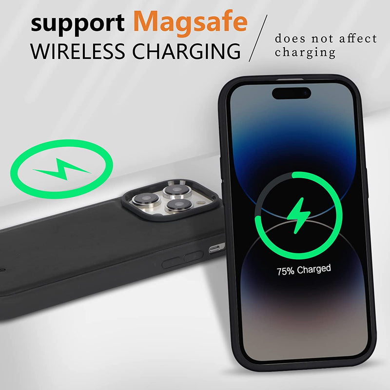 iPhone 14 Pro Max 6.7 Case Magnetic Detachable Wallet Phone Case Black - Gorilla Cases