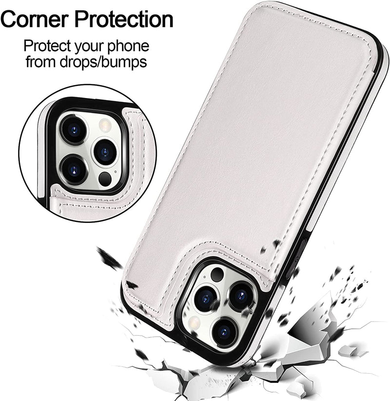 iPhone 14 Pro MAX 6.7-inch Case 5G Slim Protective Closure Cover White - Gorilla Cases