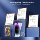 iPhone 14 Pro Max 6.7 Inch with 3 Pack Included Easy to Install Frame