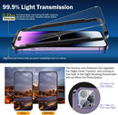 iPhone 14 Pro Max 6.7 Inch with 3 Pack Included Easy to Install Frame