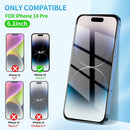 iphone 14 Pro Max Tempered Glass screen protectors 4 - Pack
