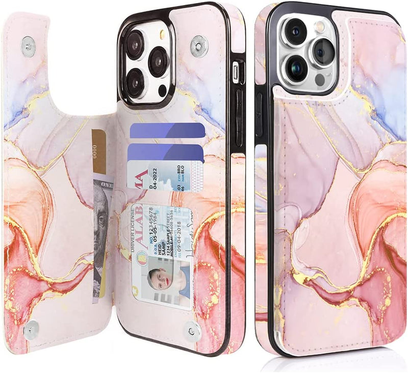 iPhone 14 Pro Max 6.7" Wallet Case Card Holder Folio Blocking Cover 6.7 Inch - Gorilla Cases