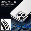 iPhone 14 Pro Max Case Camera Protect, Wallet Phone Case White