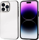 iPhone 14 Pro Max Case Camera Protect, Wallet Phone Case White