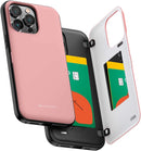 iPhone 14 Pro Max Case, Card Holder Wallet Easy Magnet Auto Closing Protective Phone Back Cover - Black