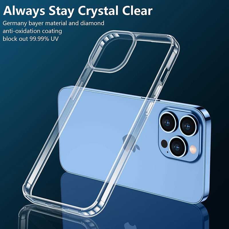 iPhone 14 Pro Max Case Clear, Anti-Yellowing Transparent Shockproof Protective - Gorilla Cases