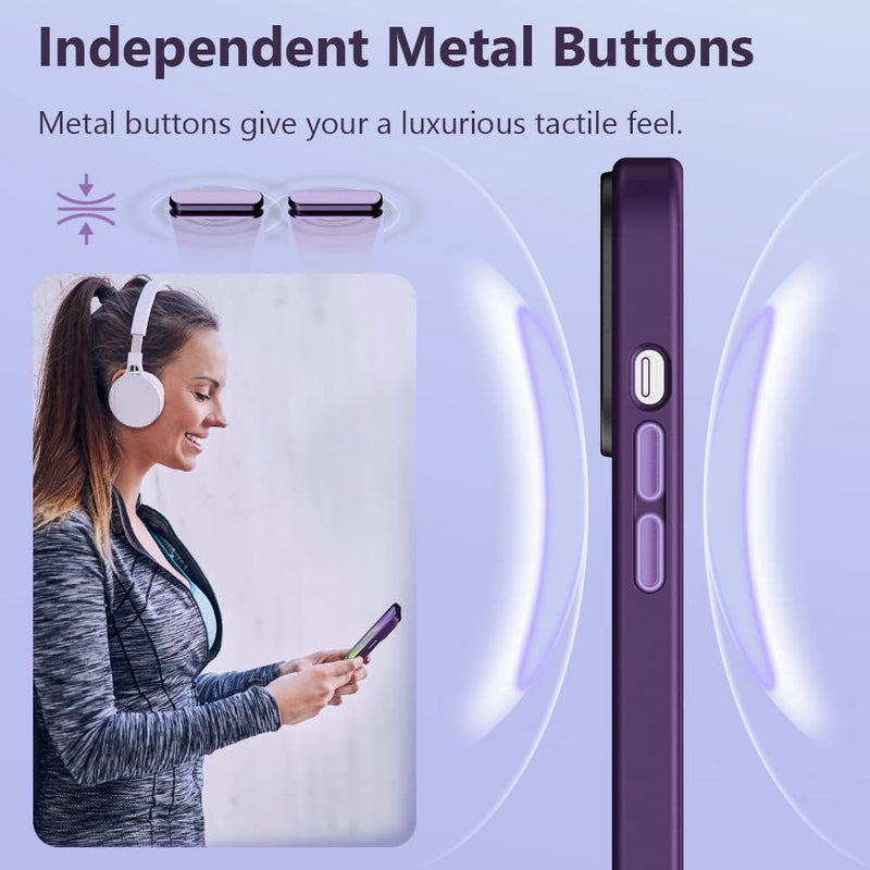iPhone 14 Pro Max Case, Compatible Protection Slim Phone Case 6.7'', Deep Purple - Gorilla Cases